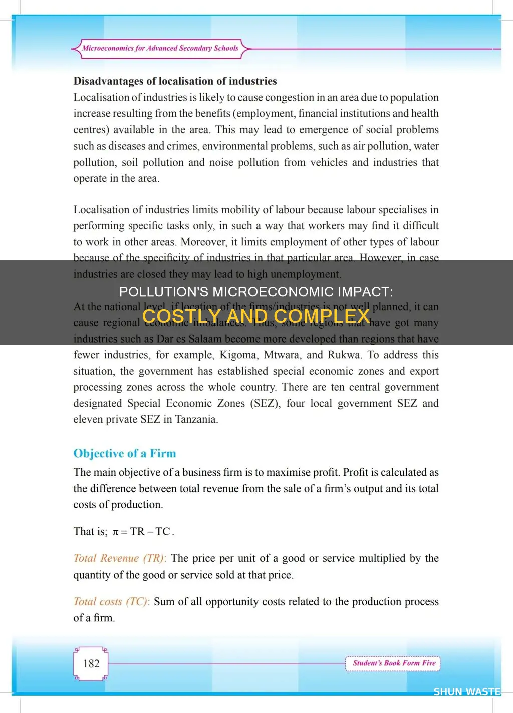 is pollution a microeconomic problem