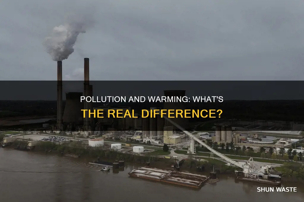 is pollution and global warming the same thing