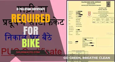 Pollution Certificate: A Must-Have for Your Bike?