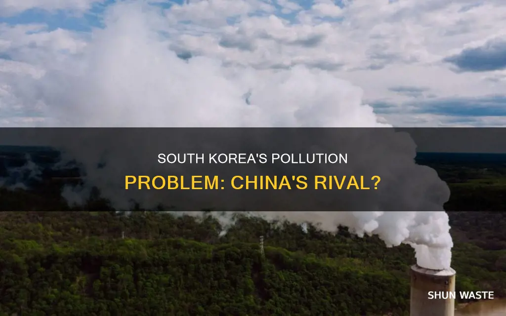 is pollution in south korea as bad as china
