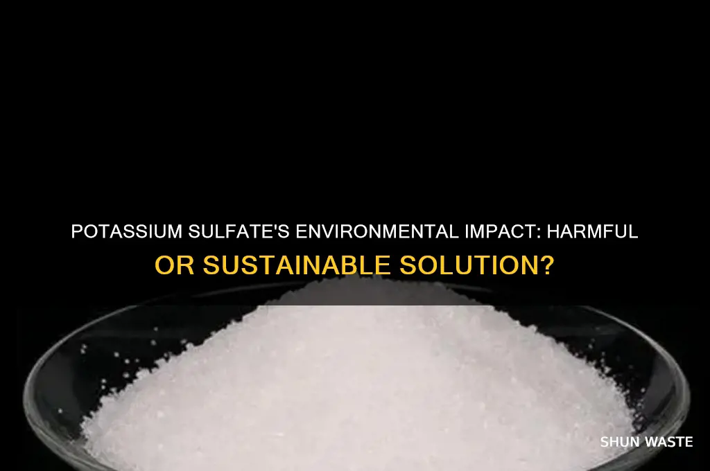 is potassium sulfate bad for the environment