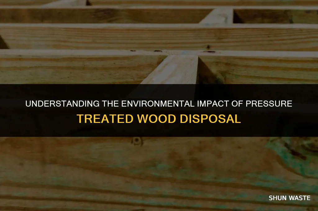 is pressure treated wood considered hazardous waste