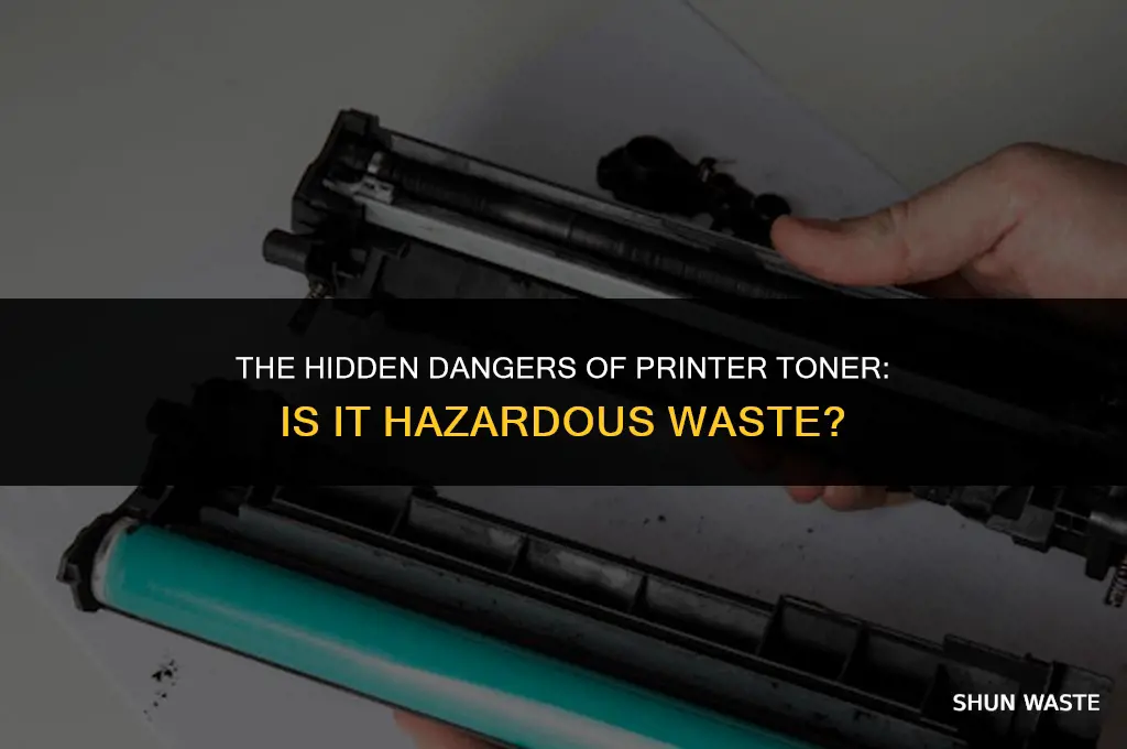 is printer toner hazardous waste