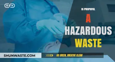 Exploring the Environmental Impact: Is Propofol a Hazardous Waste?