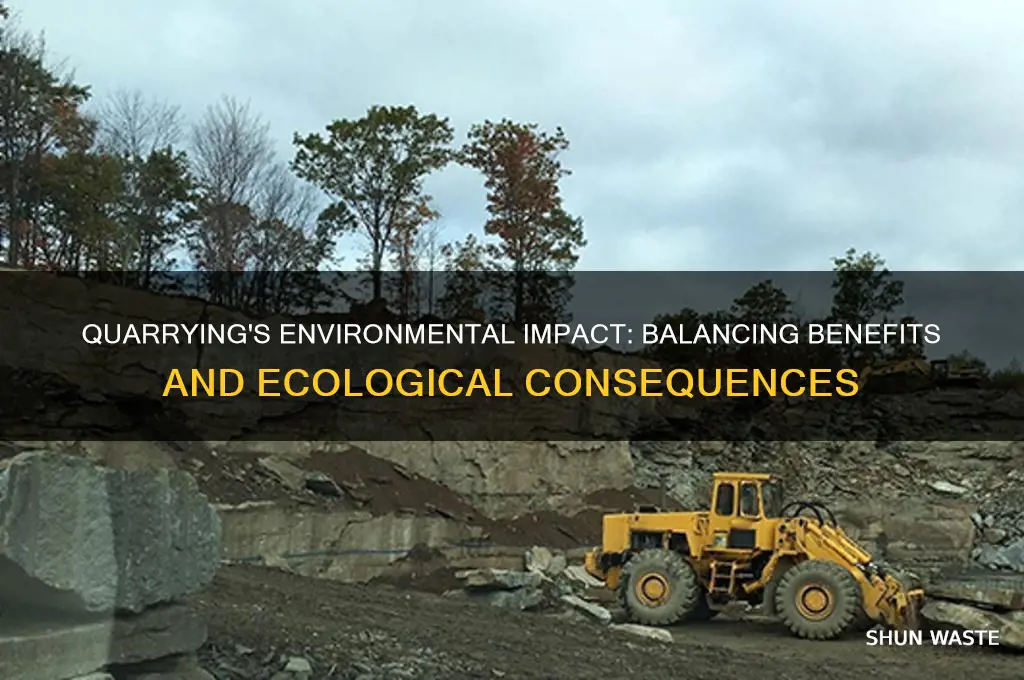 is quarrying good for environment