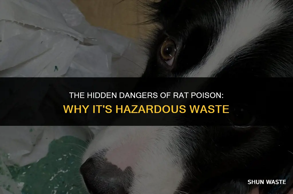 is rat poison hazardous waste