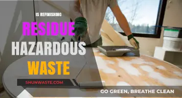 Unveiling the Truth: Is Refinishing Residue Hazardous Waste?