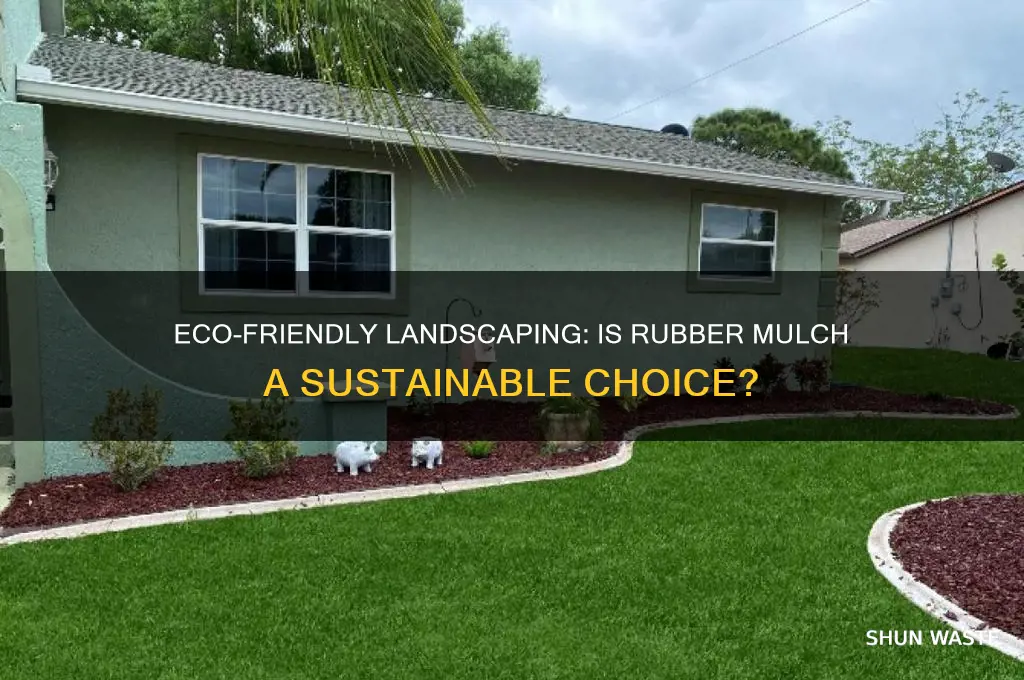 is rubber mulch good for the environment