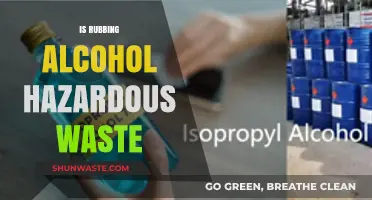 The Hidden Dangers of Rubbing Alcohol: Is It Hazardous Waste?