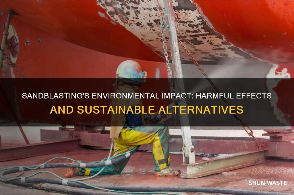 is sandblasting bad for the environment