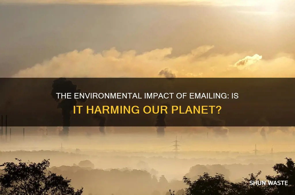 is sending emails bad for the environment