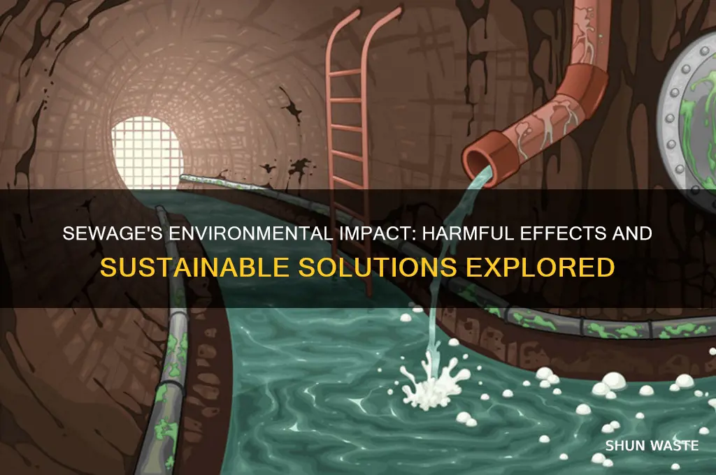 is sewage bad for the environment