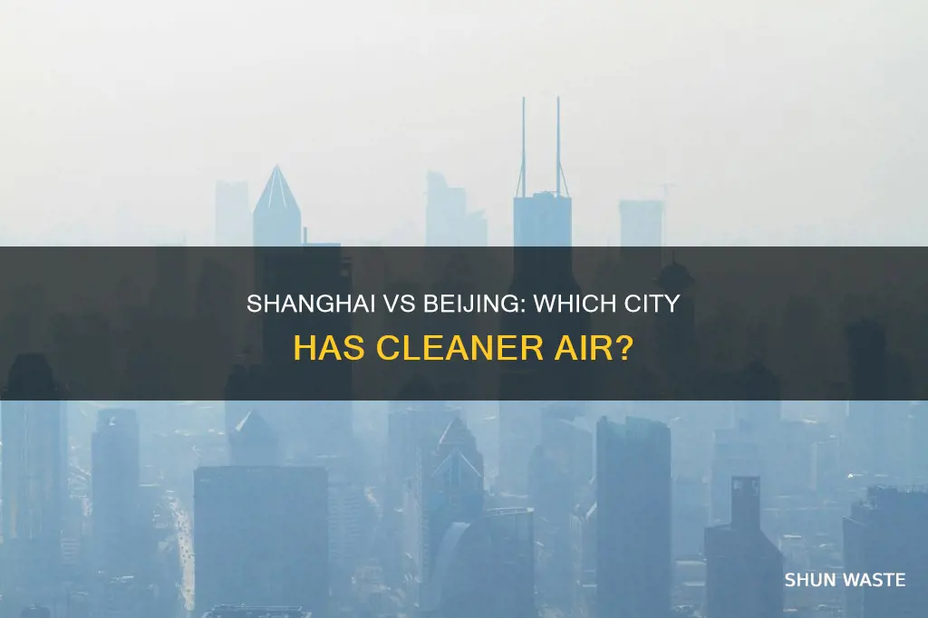 is shanghai less polluted than beijing
