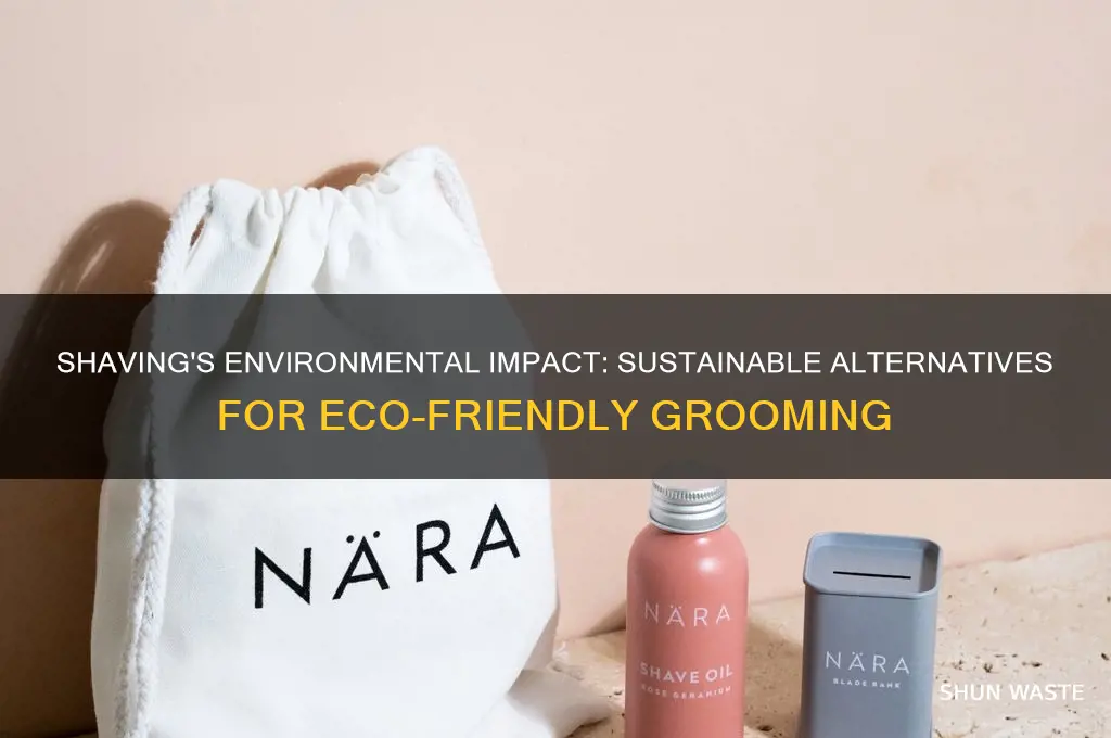 is shaving bad for the environment