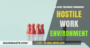 Silent Treatment: Hostile Work Environment or Passive Aggression?