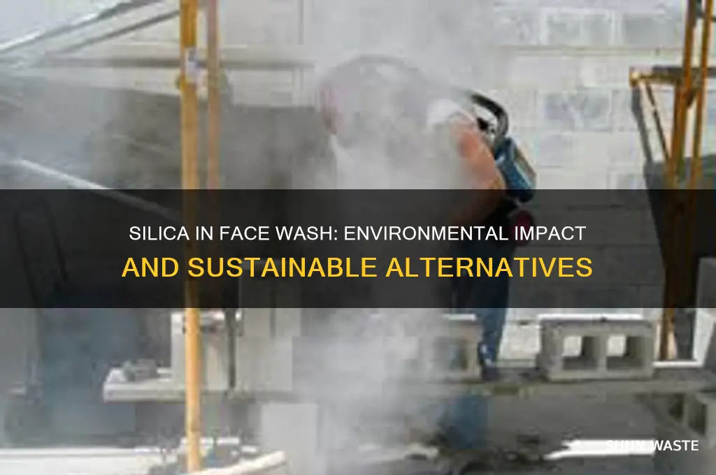 is silica in my face wash bad for the environment