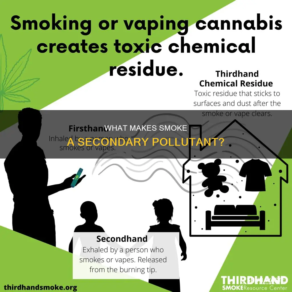 is smoke a secondary pollutant