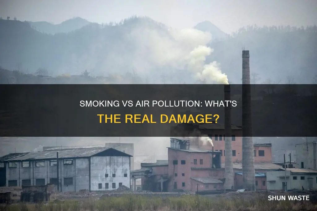 is smoking and air pollution similar