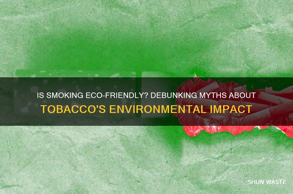 is smoking good for the environment