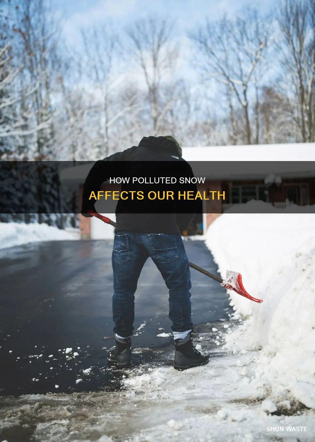 is snow full of pollution