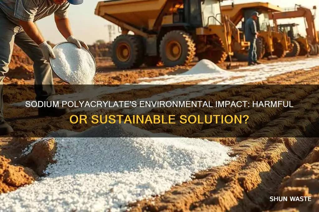 is sodium polyacrylate bad for the environment