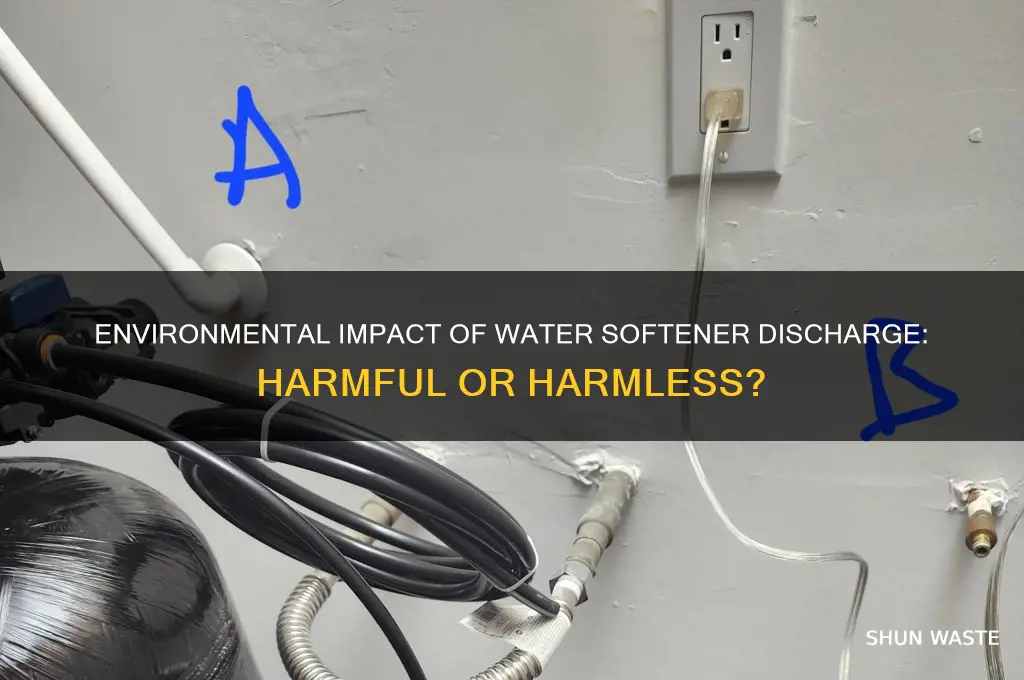 is softener discharge bad for environment