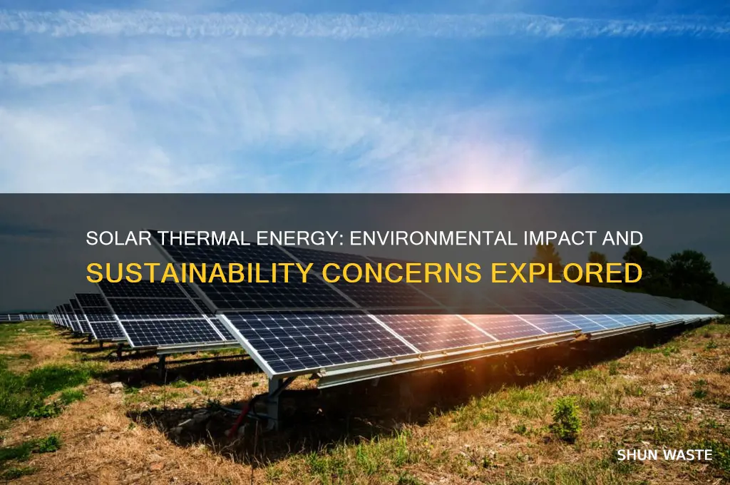 is solar thermal energy bad for the environment