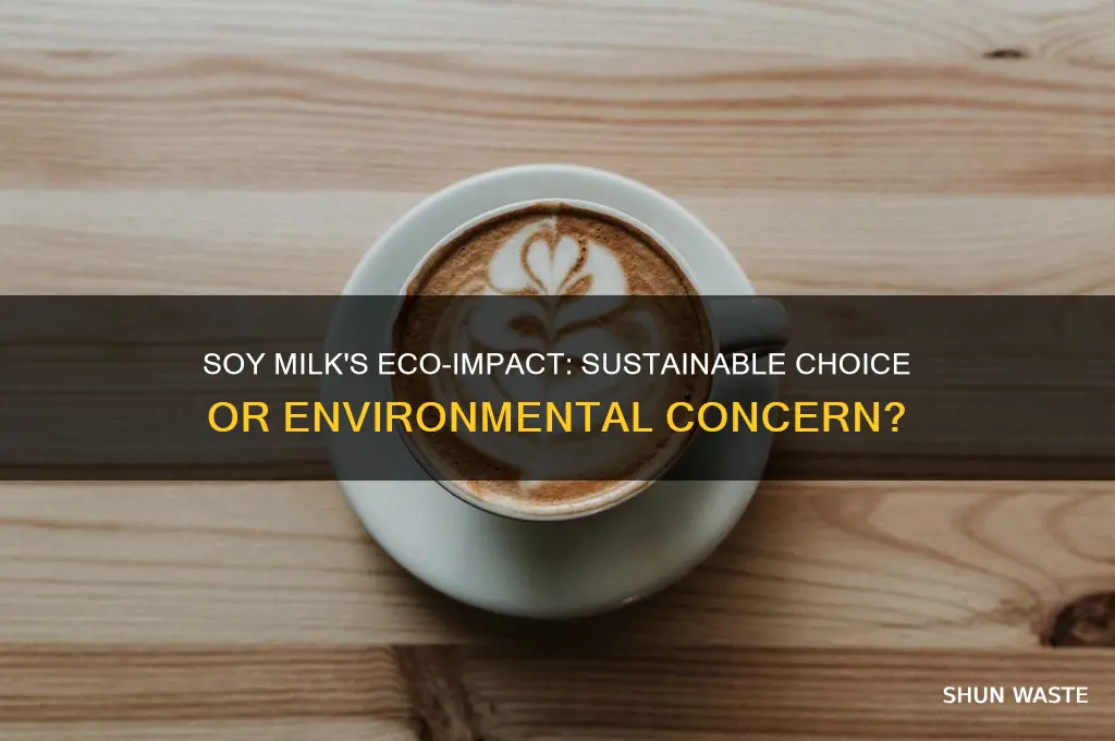 is soy milk good for environment