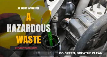 The Hidden Dangers of Spent Antifreeze: A Hazardous Waste?