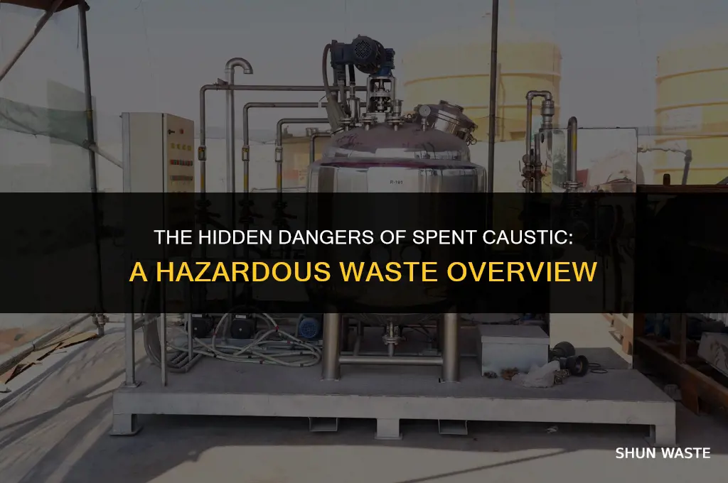 is spent caustic a hazardous waste