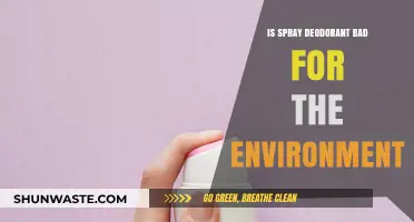 Spray Deodorant's Environmental Impact: Harmful or Harmless Choice?