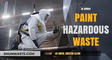 The Hidden Dangers of Spray Paint: Understanding Its Hazardous Waste Status