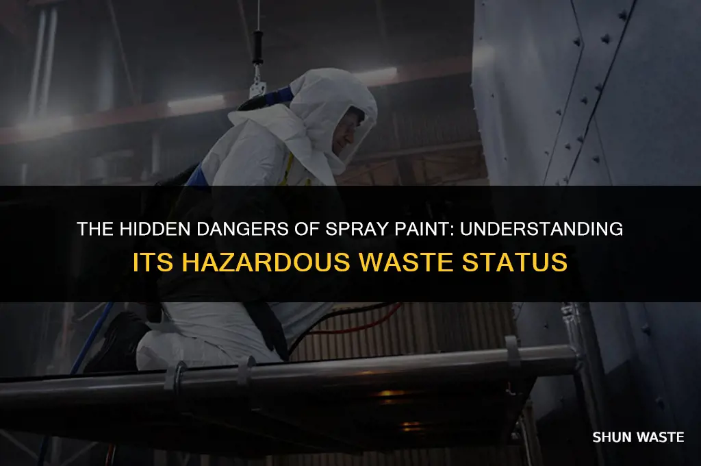 is spray paint hazardous waste