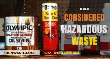 Understanding Stains: Are They Hazardous Waste?
