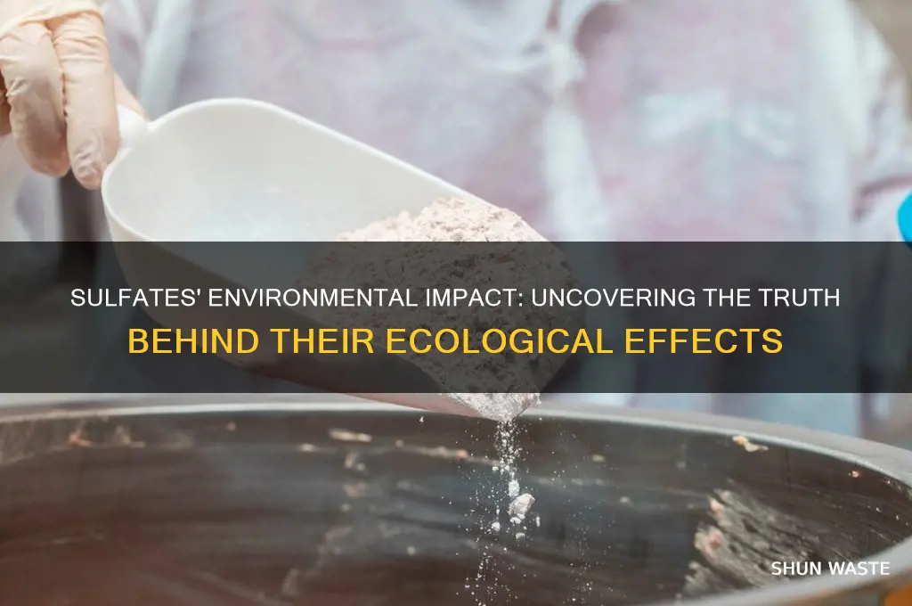 is sulfate bad for the environment