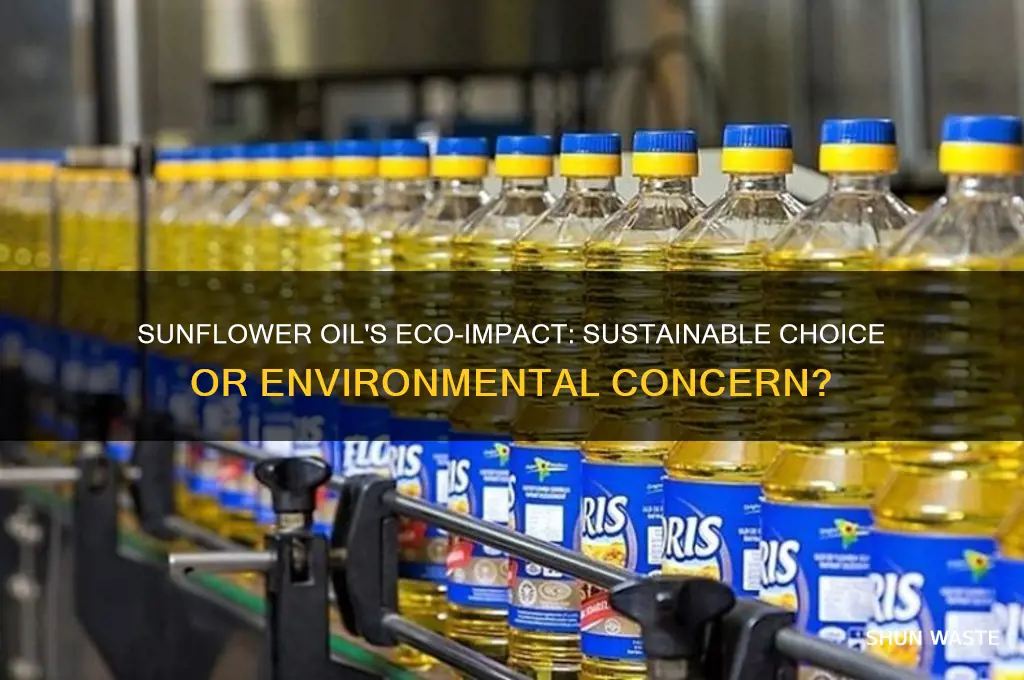 is sunflower oil good for the environment