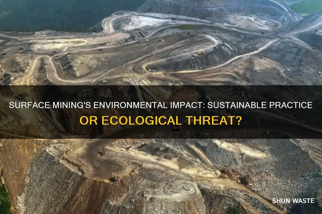 is surface mining good for the environment
