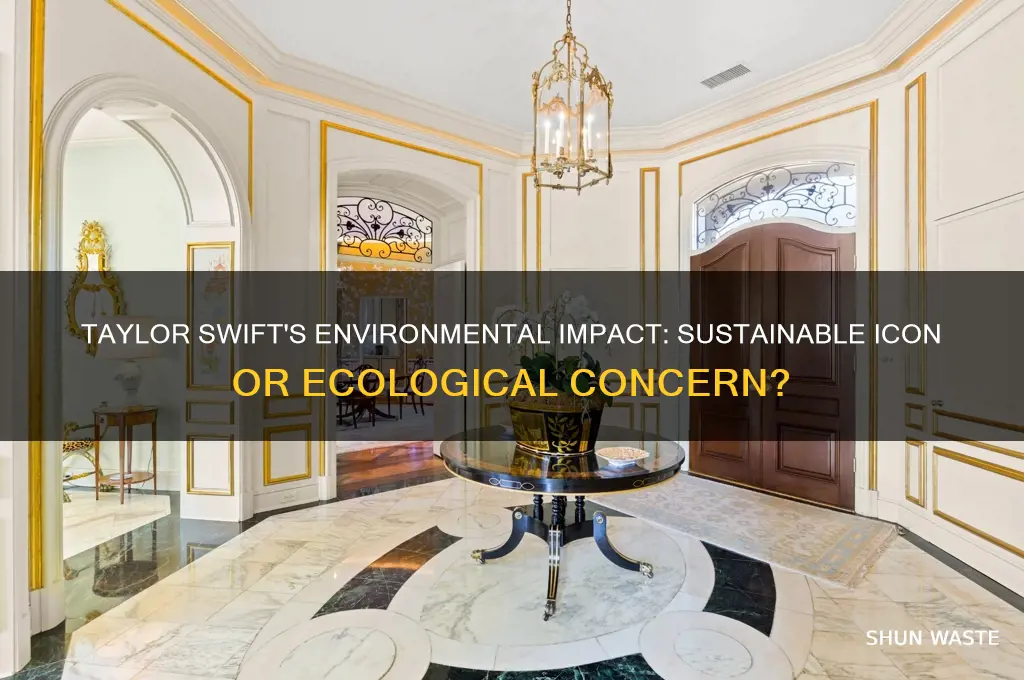 is taylor swift bad for the environment