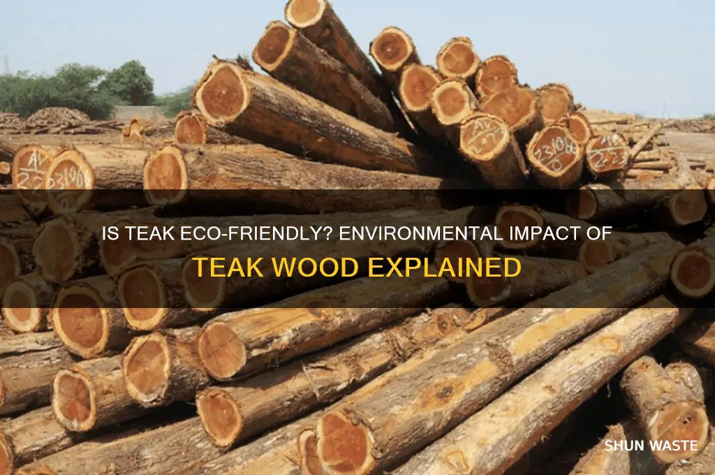 is teak bad for the environment