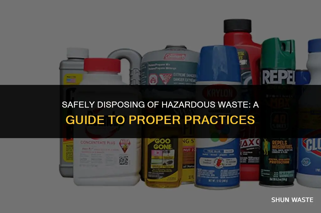 is the a date to dispose of hazardous waste