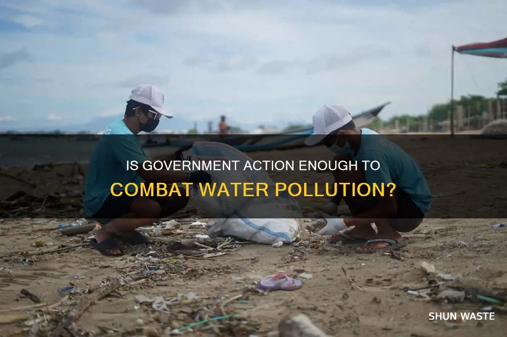 is the governmant helping with water pollution