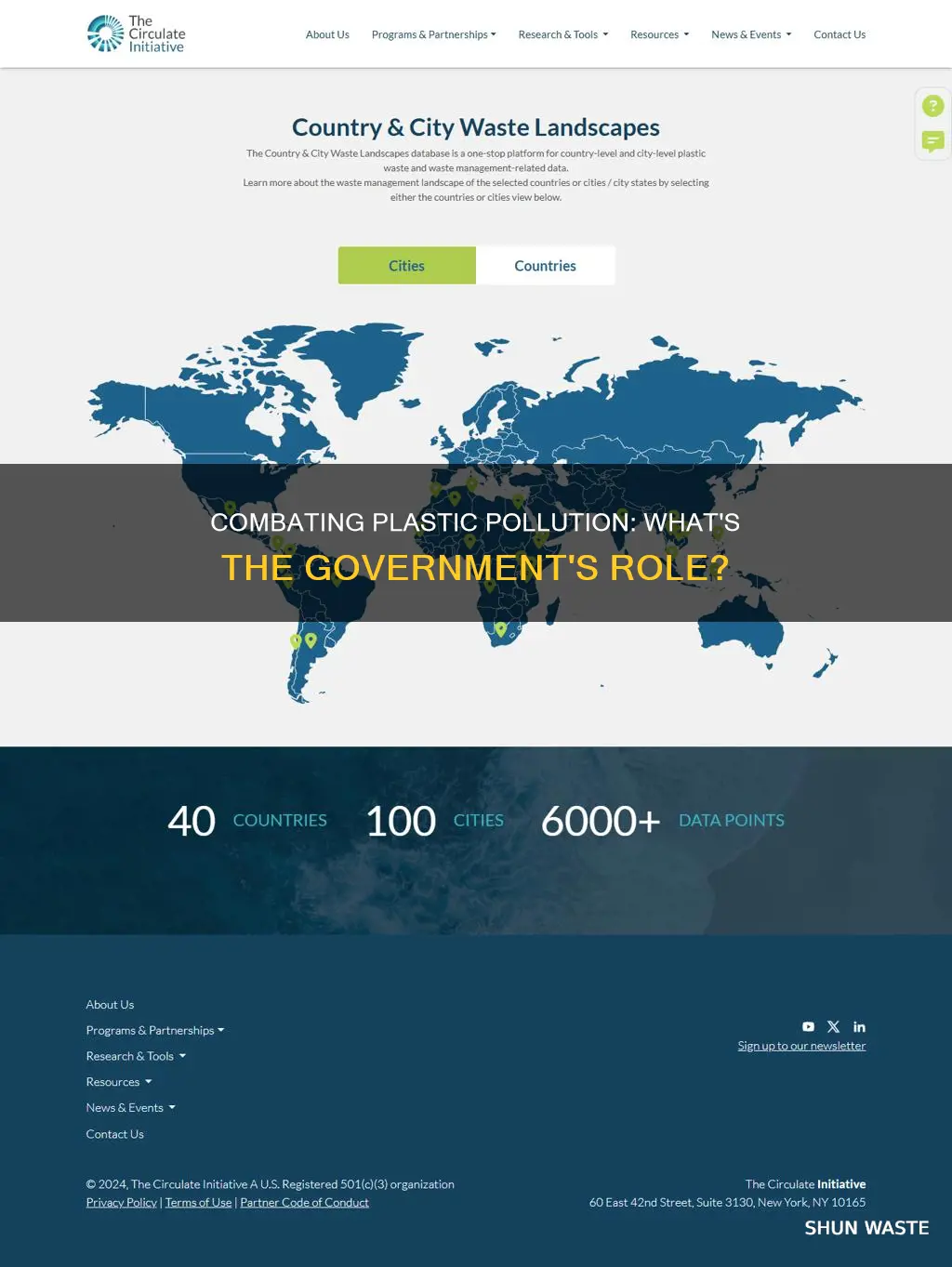 is the government doing anything about plastic pollution