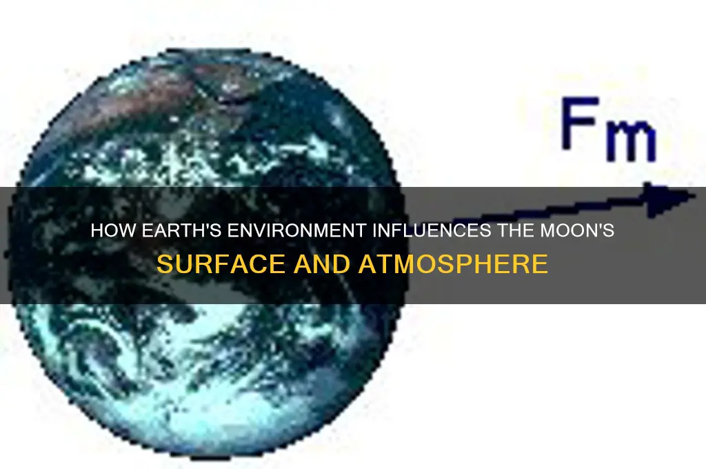 is the moon affected by the environment