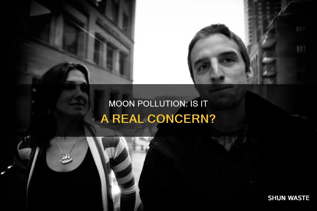 is the moon polluted