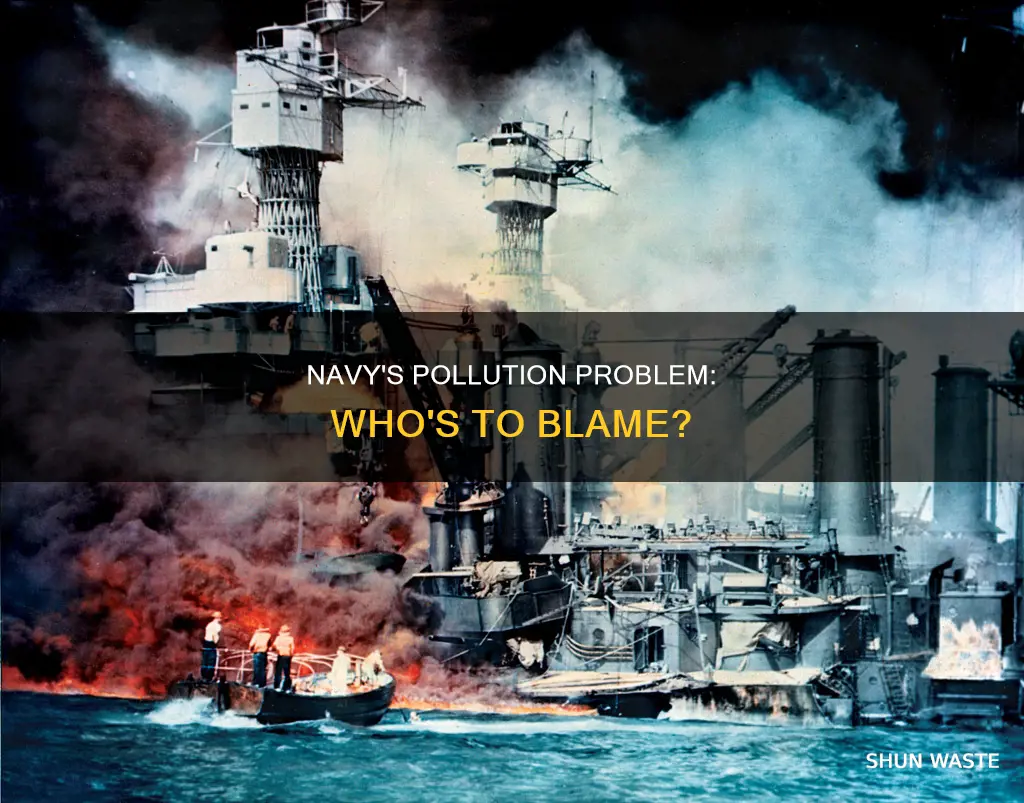 is the navy the biggest pollution problem