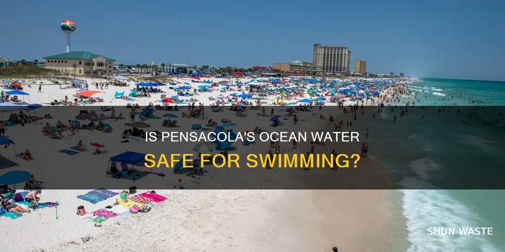 is the ocean water in the pensacola florida very polluted