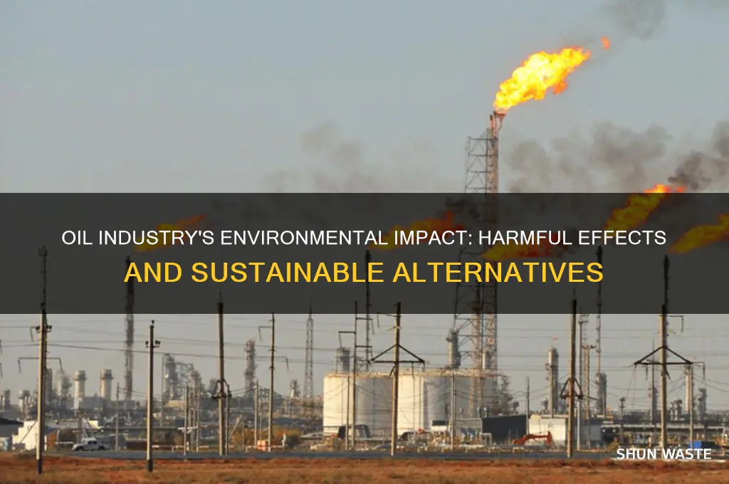 is the oil industry bad for the environment