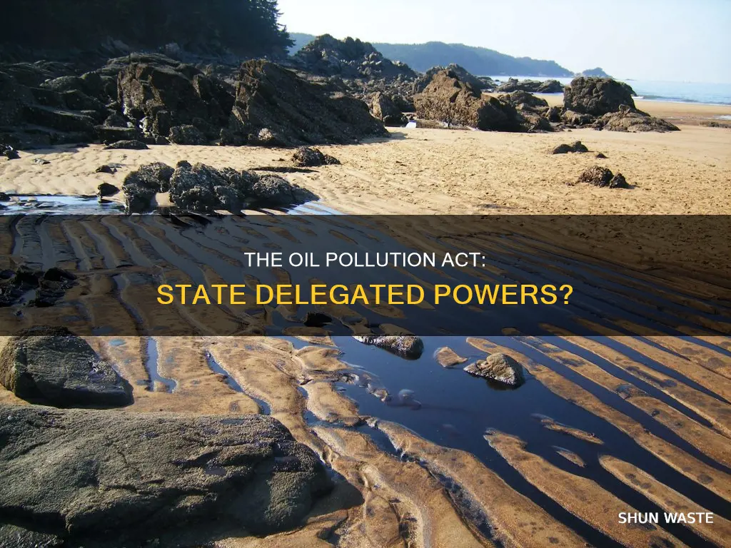 is the oild pollution act delegated to states