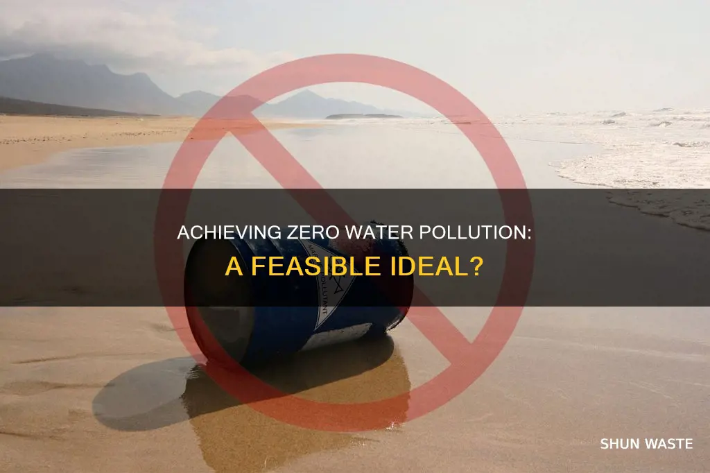 is the total elimination of water pollution a reasonable goal