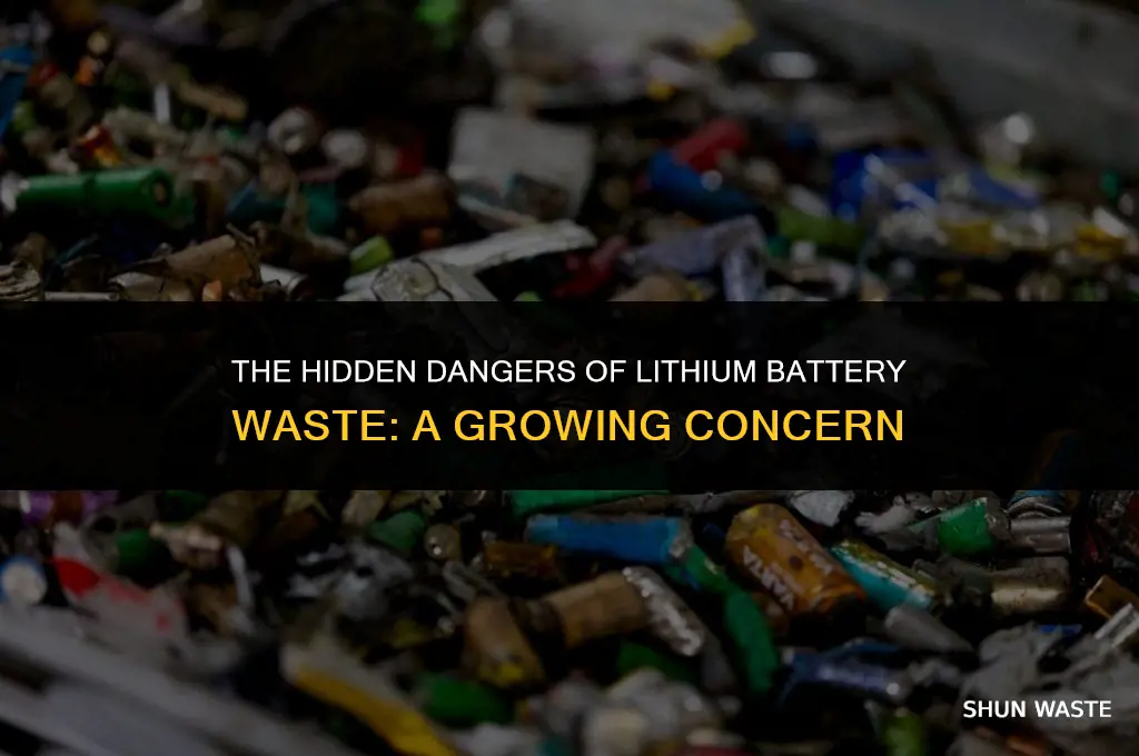 is the waste from lithium batteries hazardous